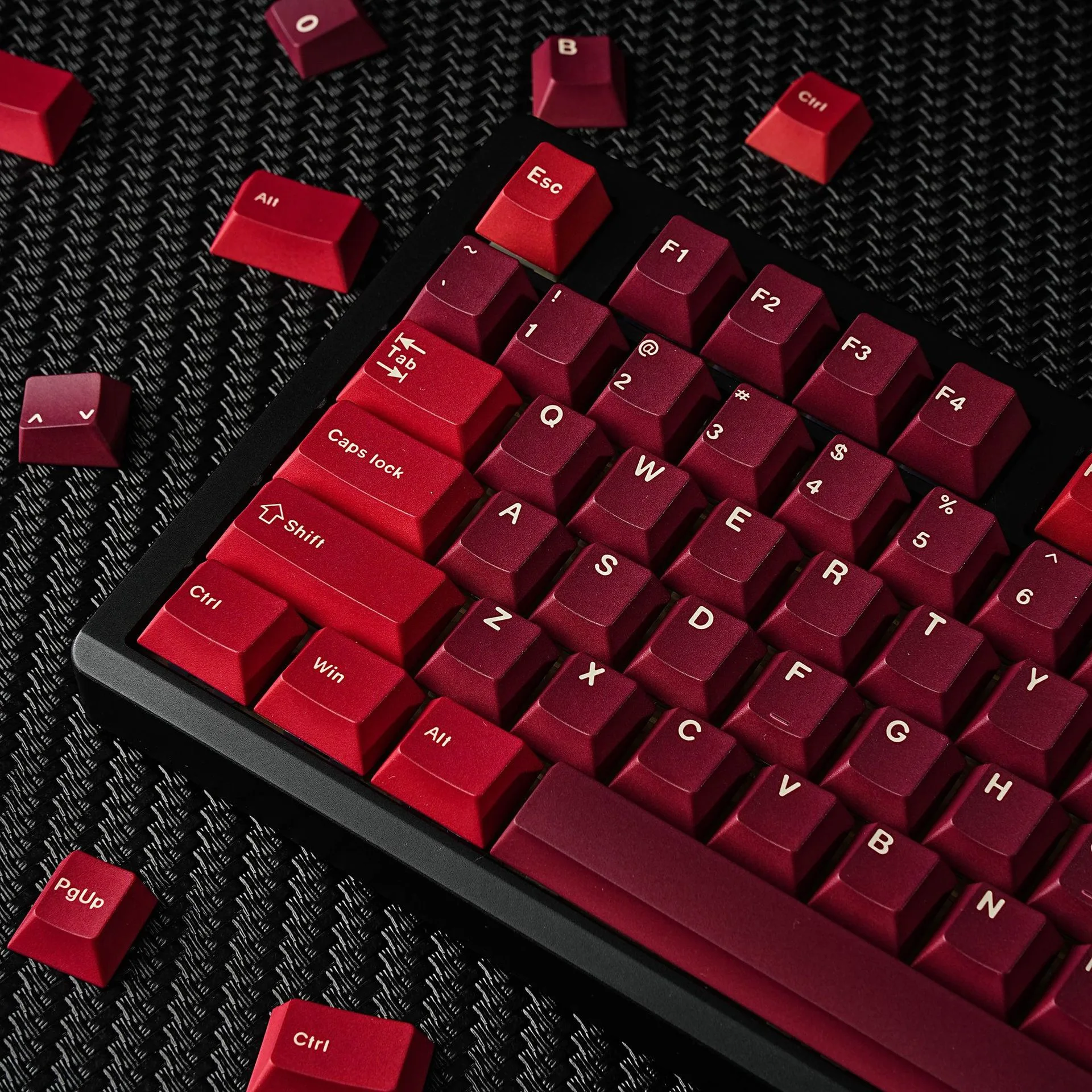 143 Keys Jamon Theme Cherry Profile Keycaps English Russian German Spanish French PBT Dye Sub Keycap For MX Mechanical Keyboards