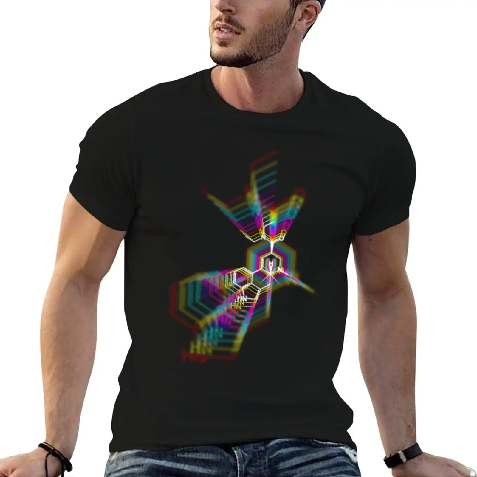 

C20H25N3O- LSD T-Shirt man t shirt cotton t shirt man cotton T-Shirt