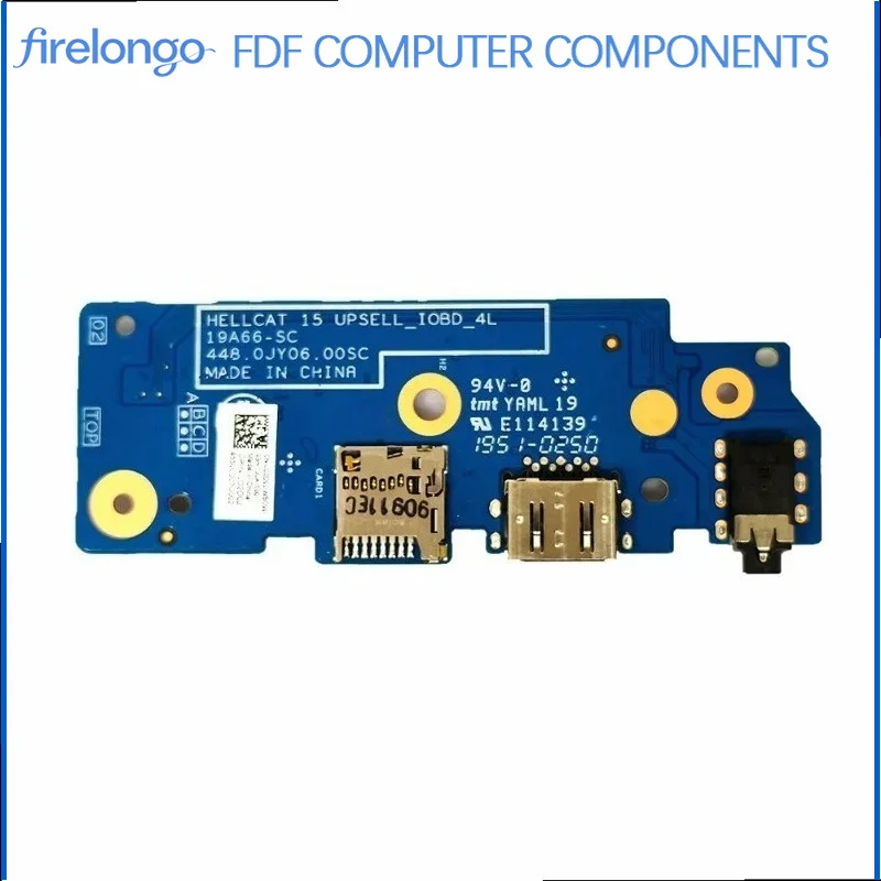 For Dell Inspiron 7506 USB Audio Board 19A66-SC Replacement Port Daughter Card