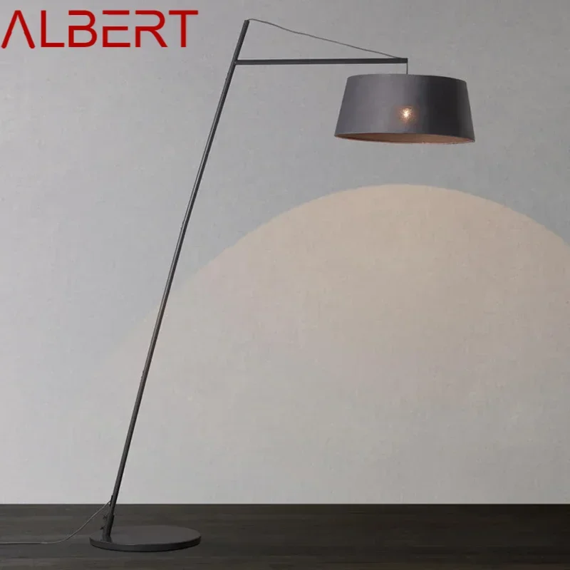 

ALBERT Nordic Fishing Floor Lamp ModernFamily Living Room Beside The Sofa Creative LED Decorative Standing Light