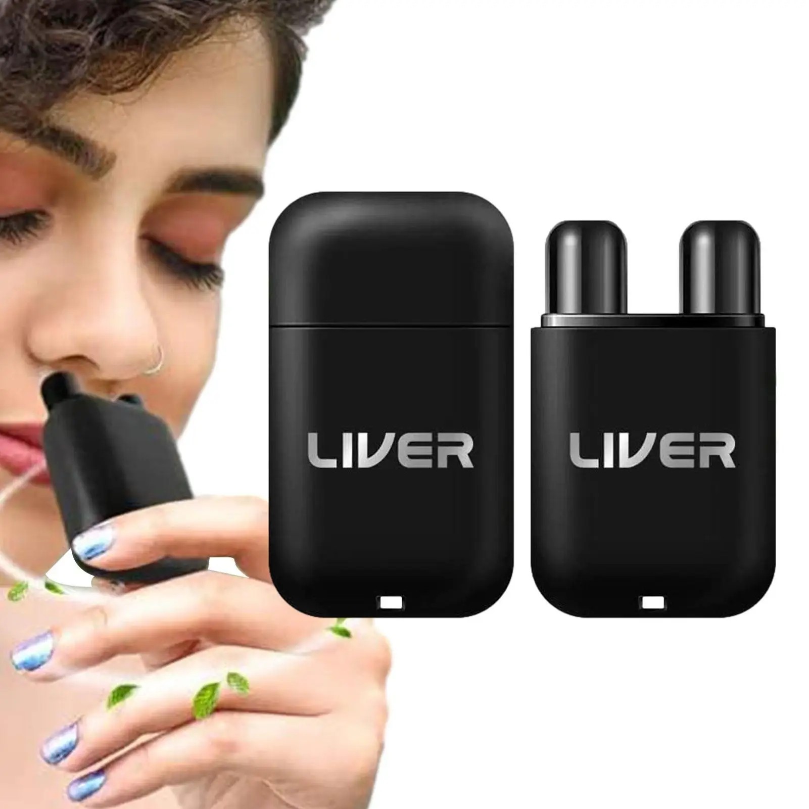 Aromatherapy Herbal Nasal Inhaler Tubes Nasal Vegann Liver Cleanse Detox & Repair Nasal Herbal Box Nose-Inhaling Cooling Oil