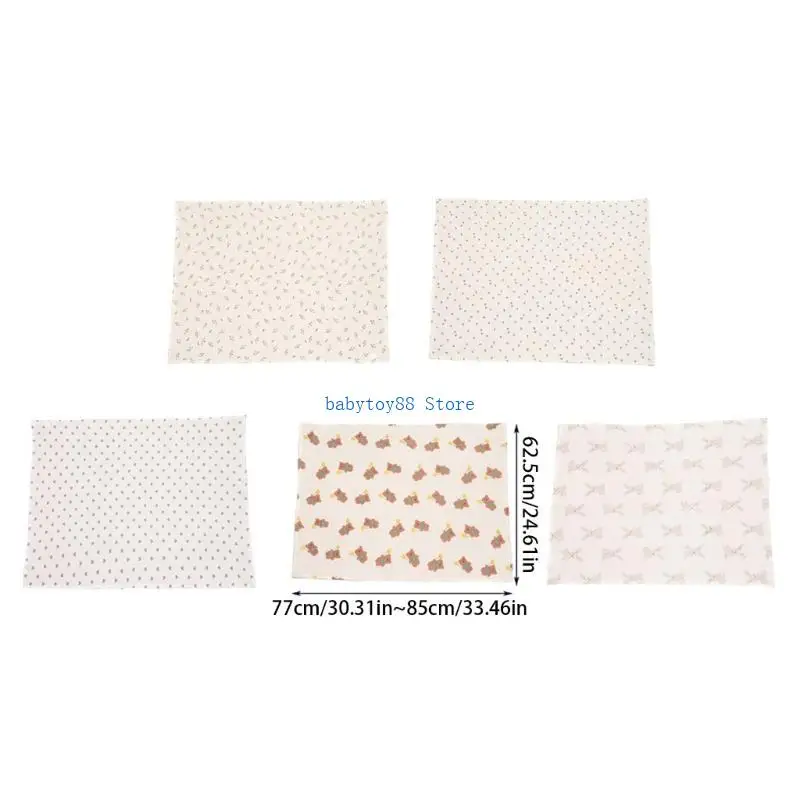 بطانية أطفال من القطن Y4UD قابلة للتنفس وخفيفة الوزن كهدية لحديثي الولادة والأطفال الصغار #6