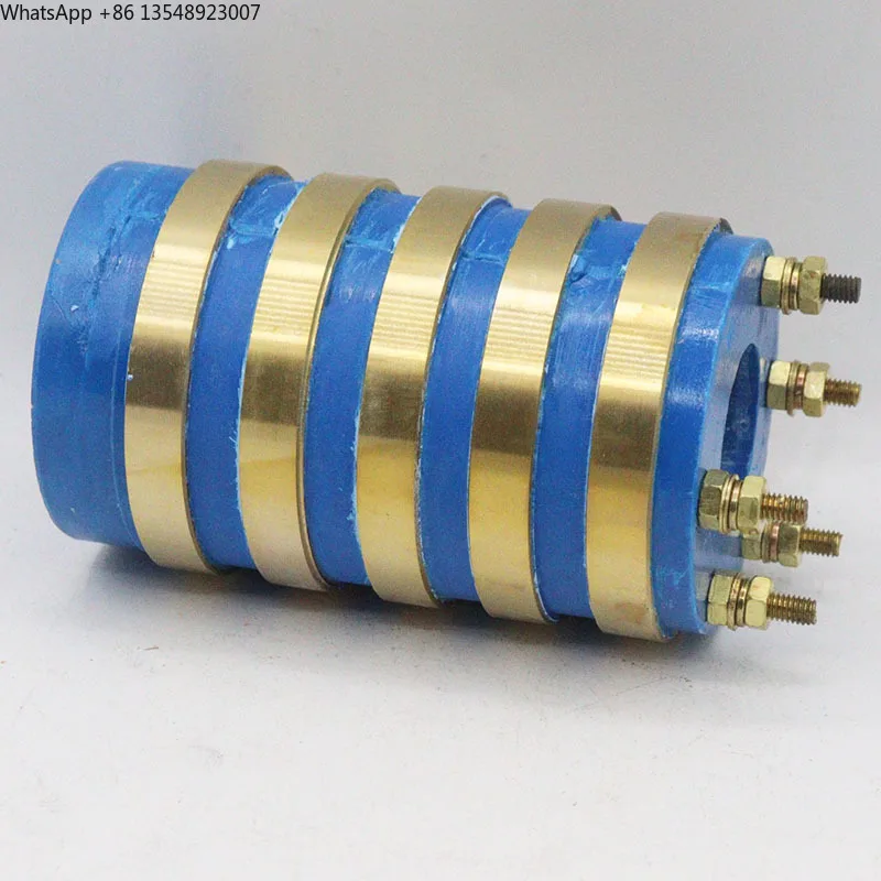 5-way Copper Ring Inner Diameter 25mm, Outer Diameter 58mm, Height 92mm, Copper Ring Width 9mm, Ring Spacing 7.5mm
