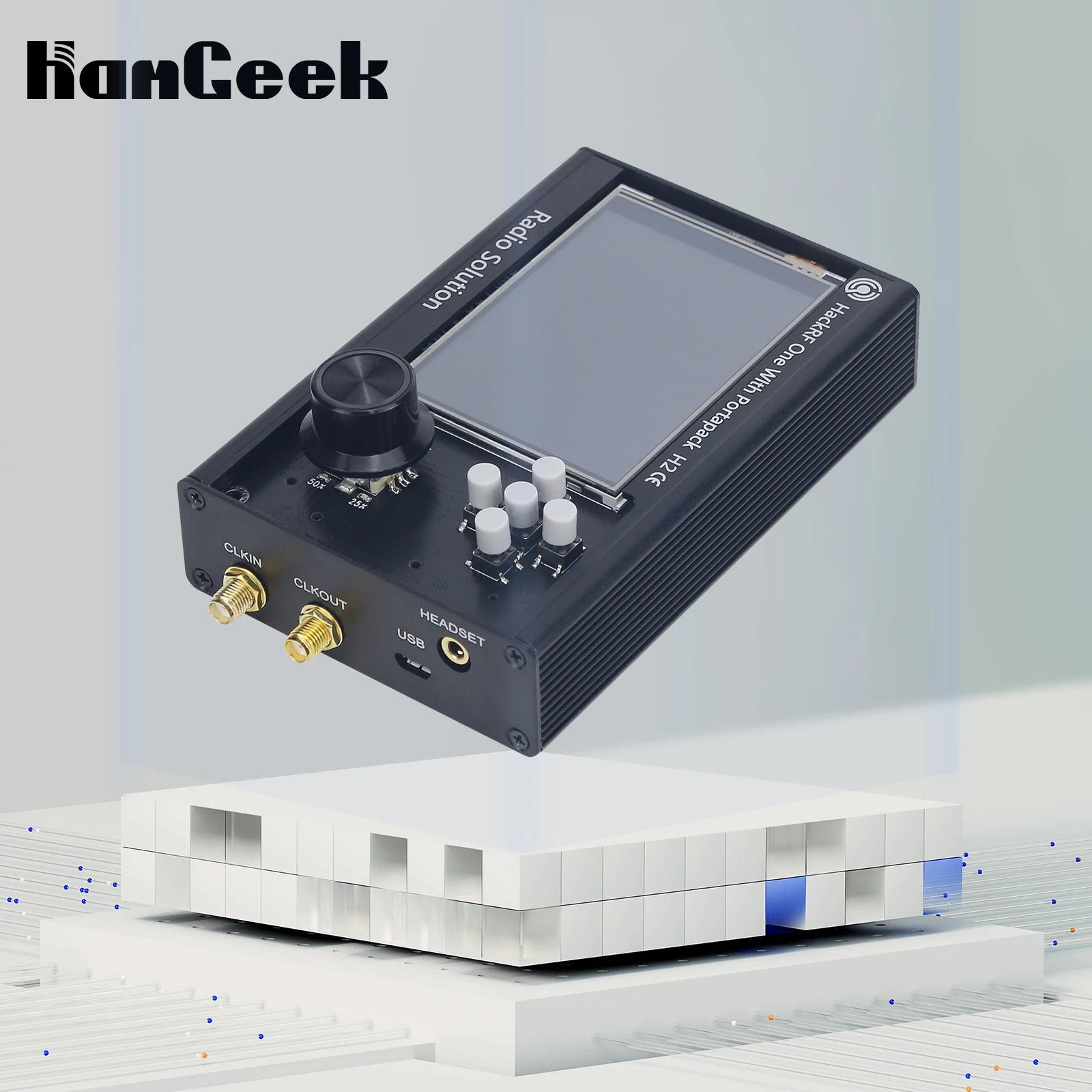 HamGeek PortaPack H2 + R9 + 5 Antennas + Data Cable SDR Assembled