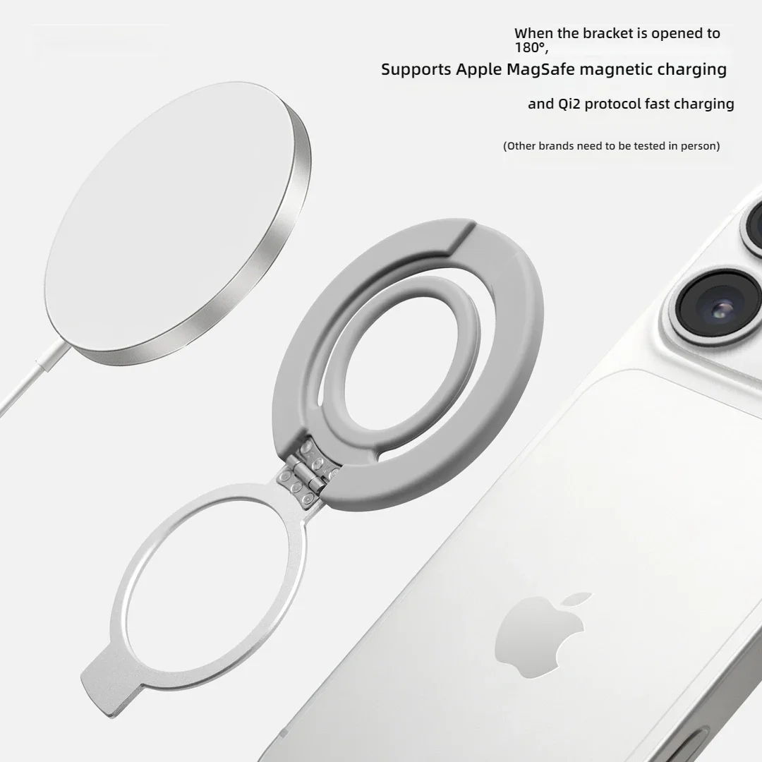 Double-Sided Magnetic Silicone Finger Ring Phone Holder Mobile Phone Accessories Ultra-Thin Stand For iPhone Samsung HUAEWEI view 3