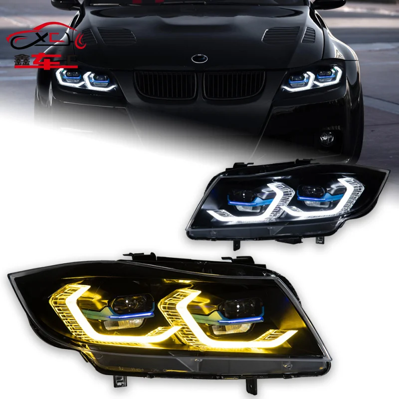 

For BMW 3 Series E90 Headlight Assembly: New G22 Bi-xenon Projector Headlights with LED High and Low Beams and Laser Headlights