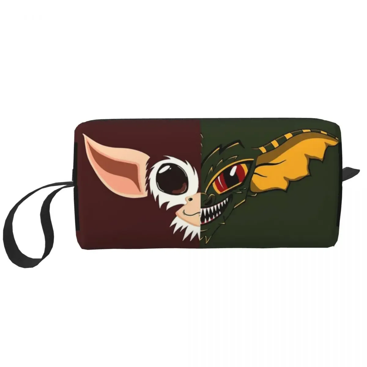 Gizmo 80s Horror Movie Makeup Bags Gremlinn Toiletry Cosmetic Bag Stylish Travel Pouch for Purse Storage