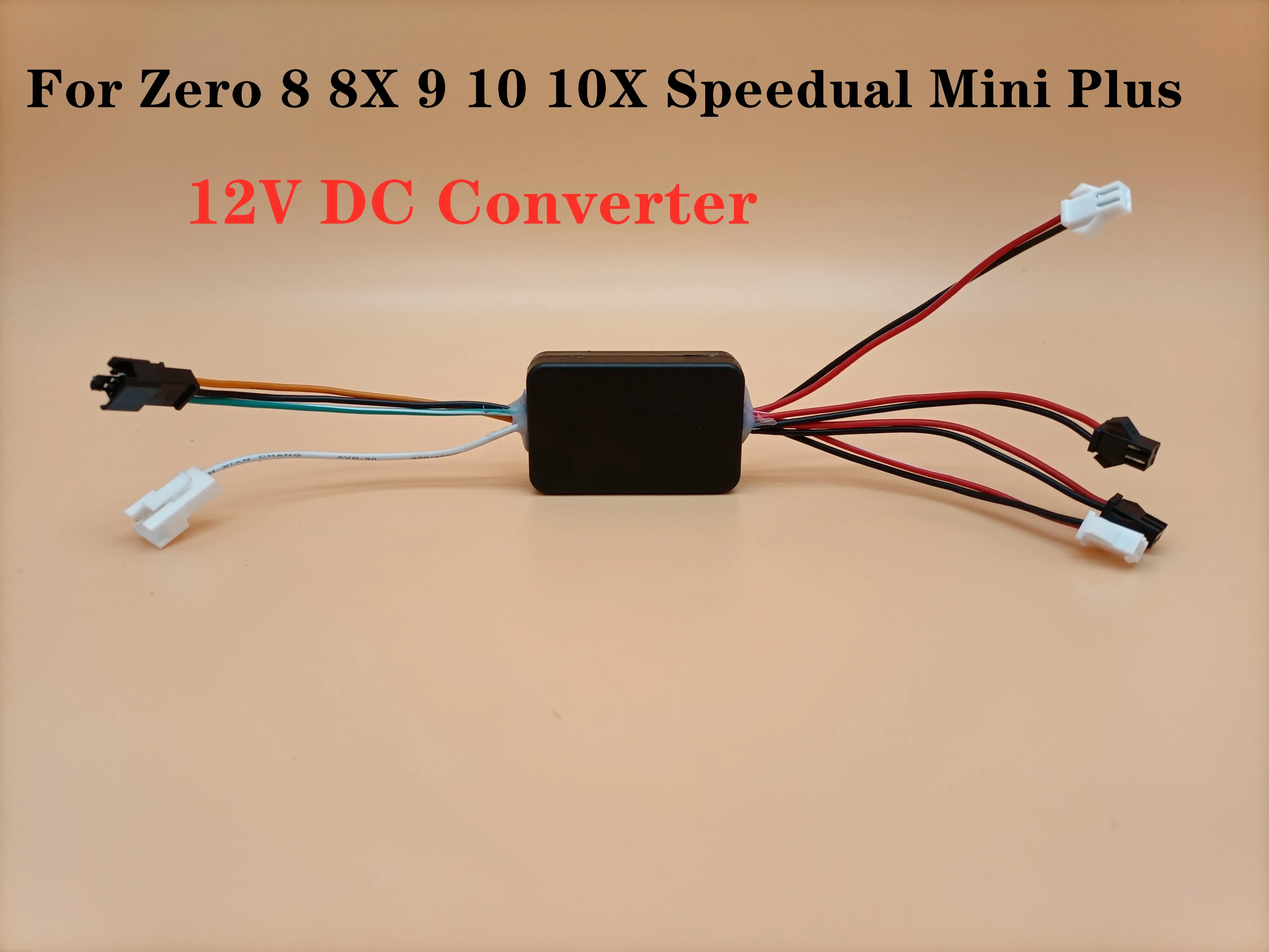 Original Zero 8 9 10 10X 11X 12V DC Converter Between LED Light and Controller Speedual Mini Plus Electric Scooter