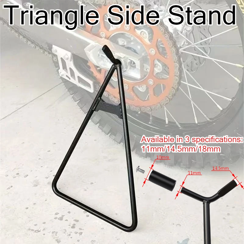 

Motorcycle Triangle Side Stand Stee Baking Paint Kickstand Accessories Universal For KTM KEWS HONDA YAMAHA KAWASAKI Motocross