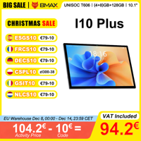 BMAX I10 Plus Tablet Android 15 10.1 Inch (4 + 8) GB RAM 128GB ROM Chipset UNISOC T606 Chipset