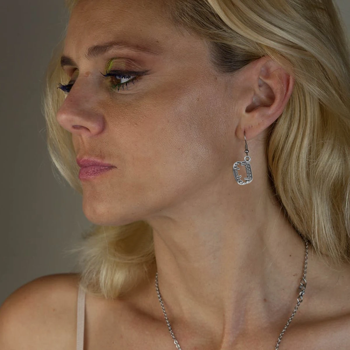 

80pcs Pendant Zombie Teeth Pendant DIY Charms for Bracelets Jewelry Making Silver Zombie Teeth Accessories Craft Supplies