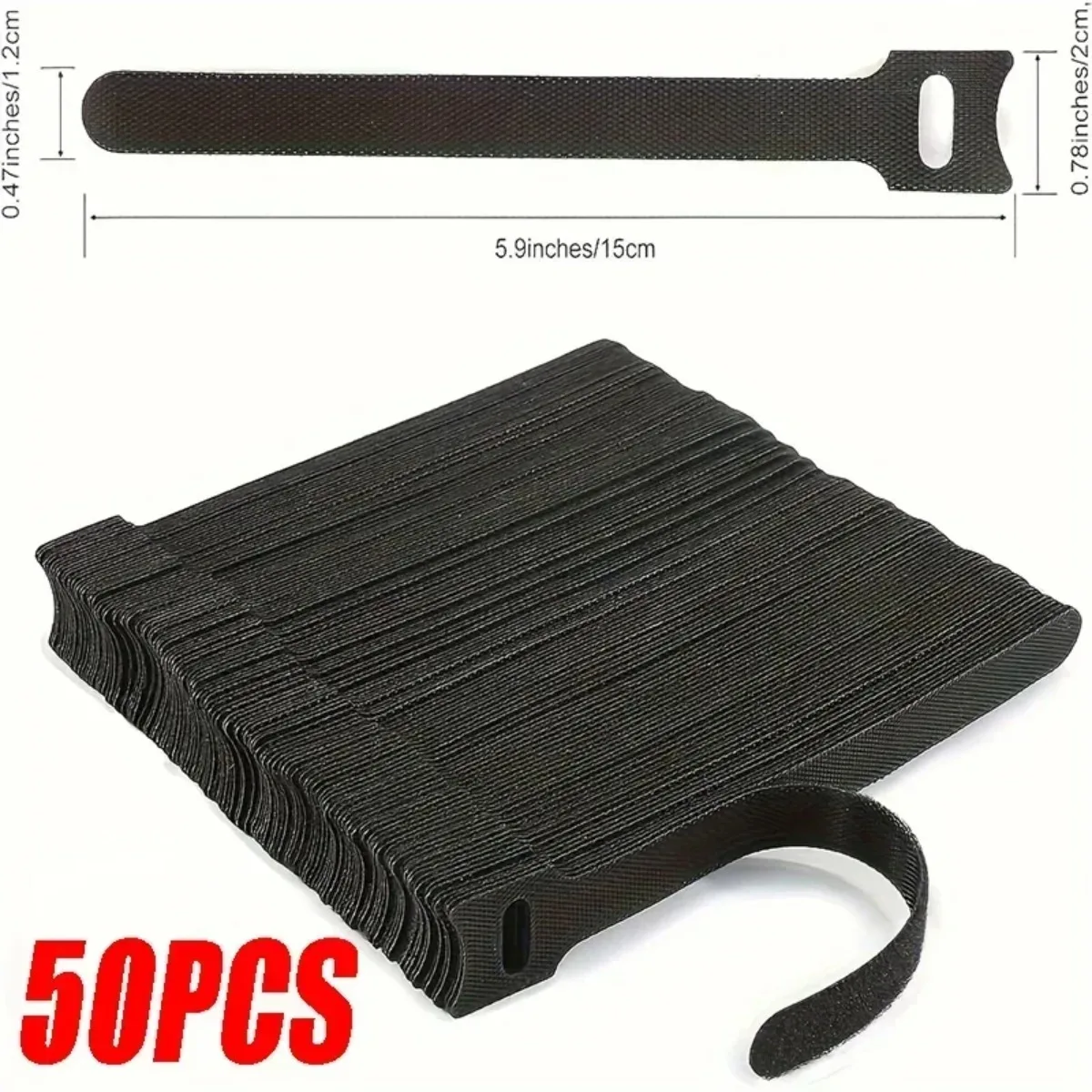 50PCS Cable Winder Tape Protector Cable Organizer Cable Management Wire Ties Uses For Phone Accessories