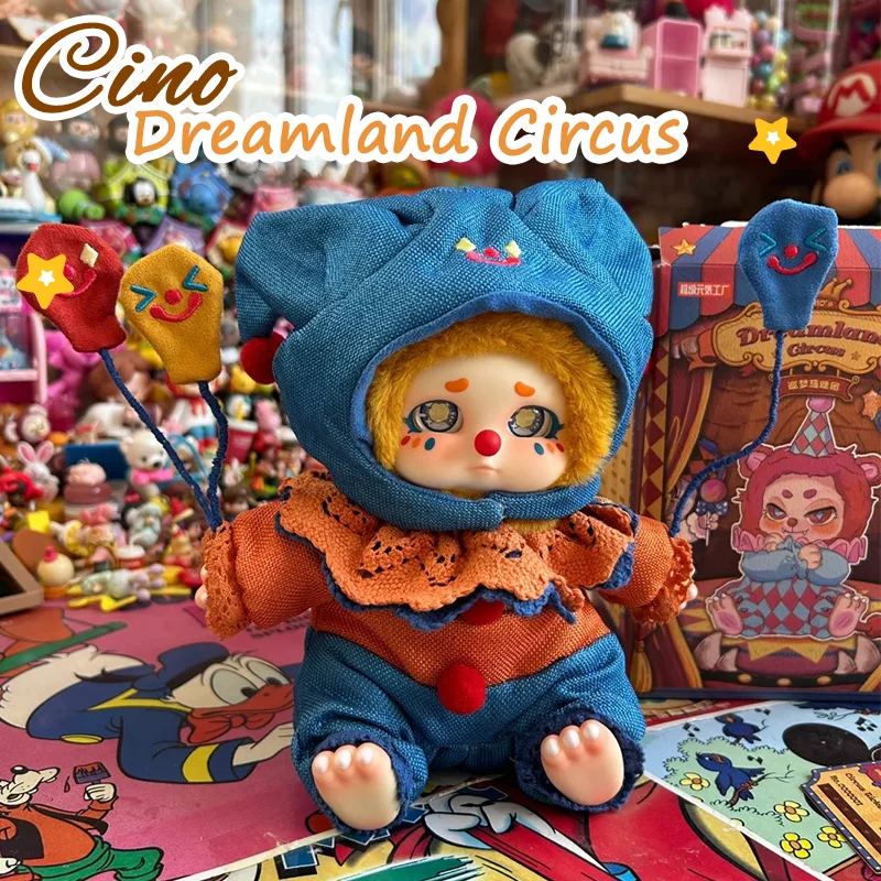 

Genuine Cino Dreamland Circus Series Kawaii Plush Blind Box Action Figure Doll Room Desktop Decoration Mystery Toy Model Gift