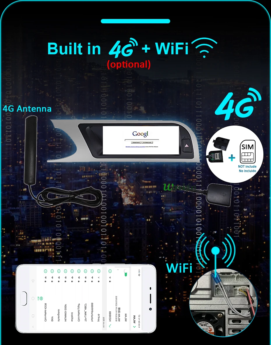 Android 15 Auto-Radio Multimedia-Stereo 8,8'' Bildschirm für Audi A5 2009-2016 Google WIFI 4G LTE BT Wireless Carplay GPS-Player – Detail 16