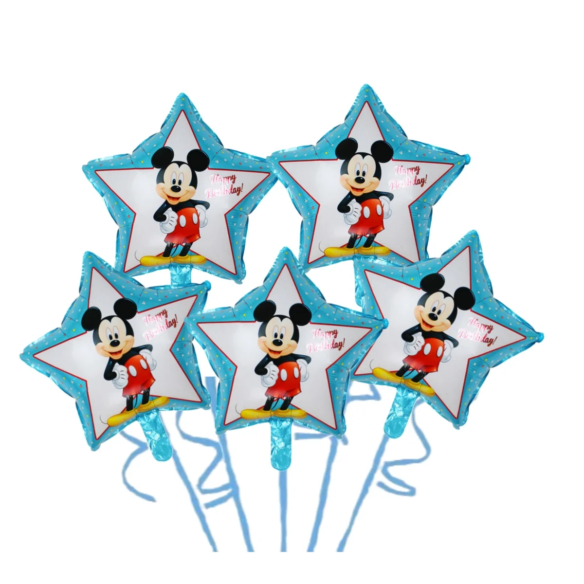 5 pçs disney mickey minnie mouse folha balões de hélio chá de bebê festa de aniversário decoração de casamento suprimentos crianças brinquedo ar globos