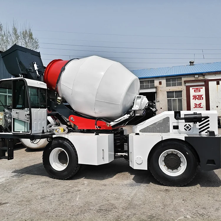 China Mobile Self Loading Ready Mix Concrete Mixing Truck Concrete Mixer Truck