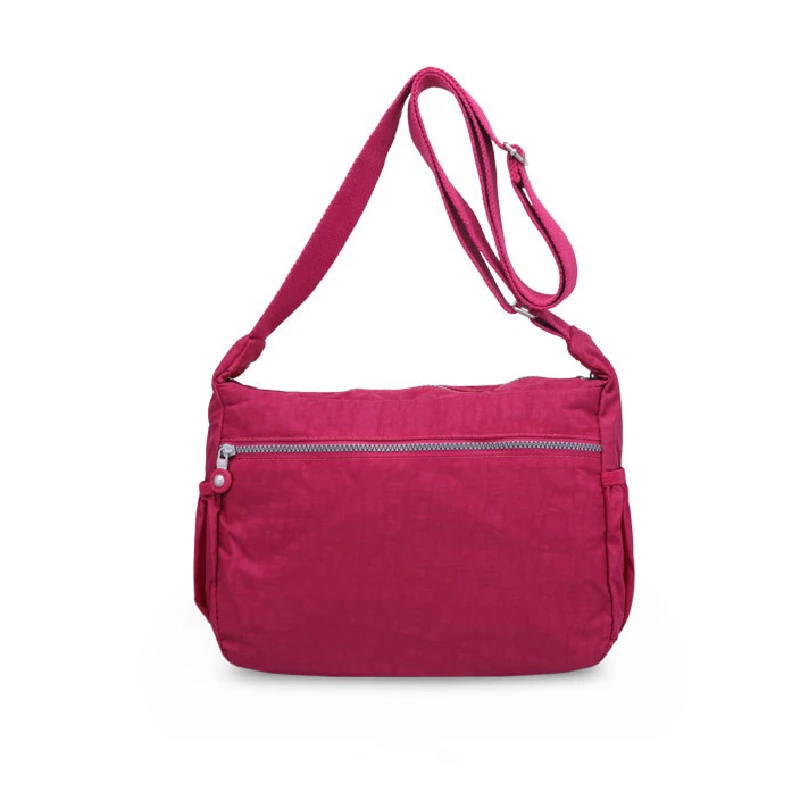 Borsa a tracolla a tracolla da donna per uomo A4 di alta qualità Borsa a tracolla di grande capacità impermeabile leggera rosso blu viola M0938