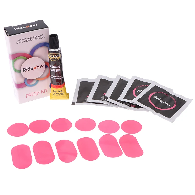 New Bike Inner Tube Patch Kit TPU Inner Tube Repair Patch Pads Puncture Repair Tool Bicycle Tire Patches Tires Set