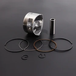 GY6-200 62.5mm Piston & Ring Set for 4 stroke Air Cooling Scooter Moped ATV QUAD GY6 125 GY6 150 152QMI 1P52QMI 157QMJ 1P57QMJ