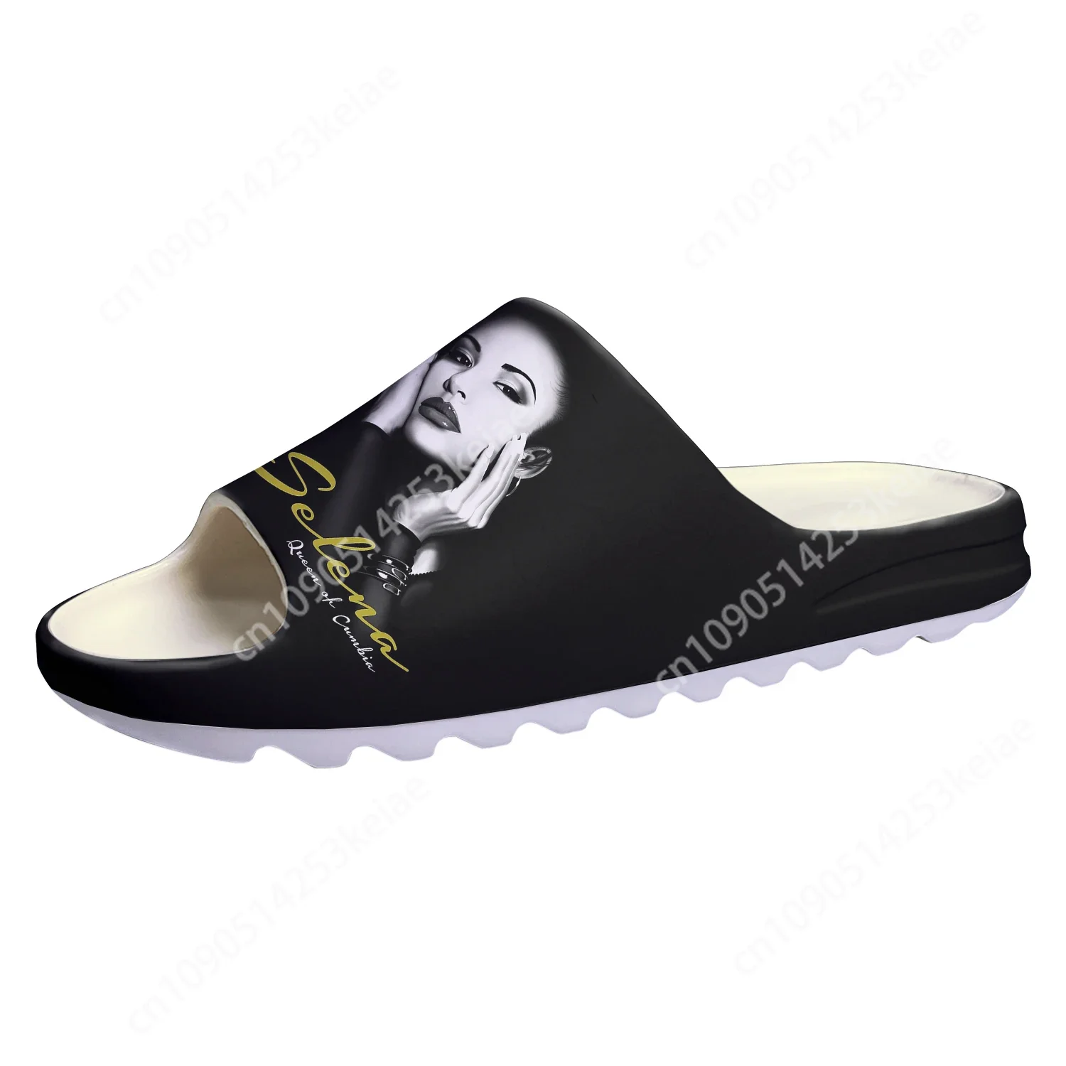 Singer Selena Quintanilla Soft Sole Sllipers Home Clogs Step On Water Shoes Mens Womens Teenager Step in Customized Sandals