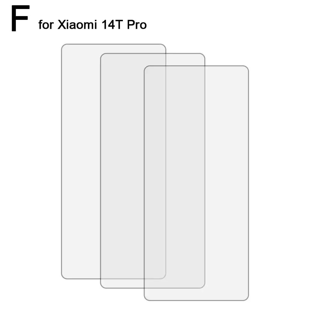 1/2/3pcs For Xiaomi 14T/14T Pro Mobile Phone Tempered Glass Anti-fall Scratch-Resistant Screen Protectors Protective Glass R4G1