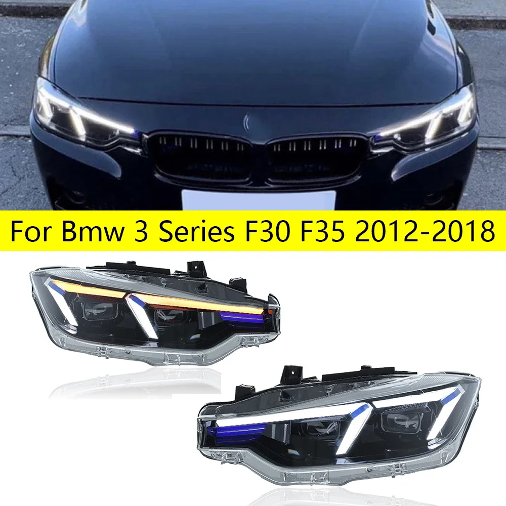 

Автомобильные светодиодные фары для BMW F30 F35 2013-2018 318i 320i 325i, модифицированные светодиодные линзы DRL, автомобильные аксессуары