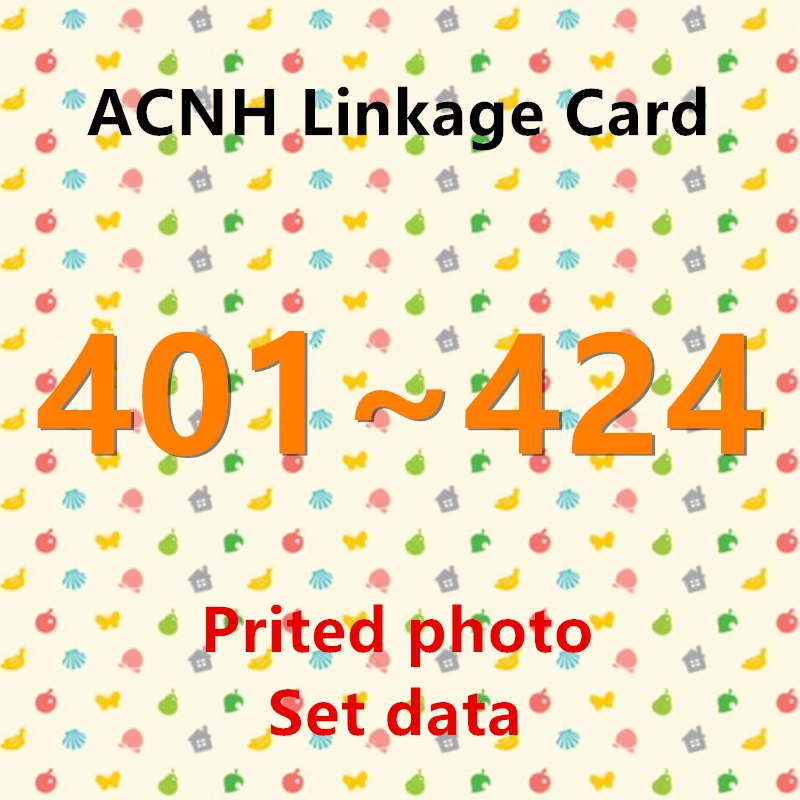 

(401 to 424) ACNH NTAG215 NFC Printing Card Work for NS Games Series 5 Standard Card