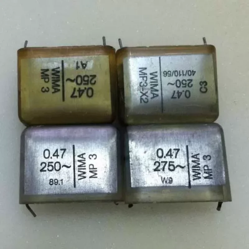 

10-100 шт. немецкий WIMA Mingweima MP3 серии 0,47 мкФ250 В переменного тока 474 К лихорадка с бесконечным конденсатором