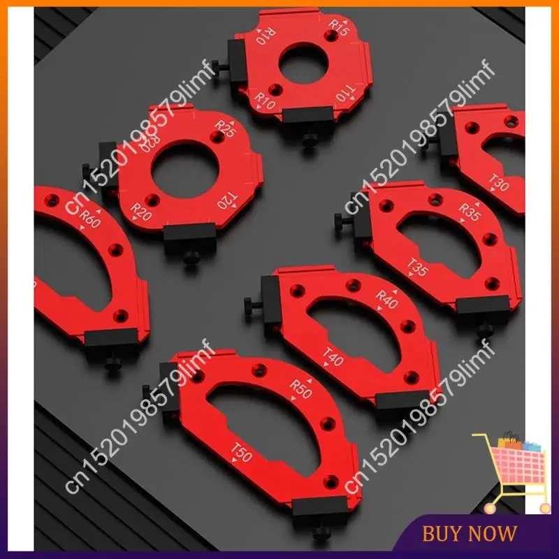MSOR-Woodworking Inner/Outer Corner RT Gauge Electric Router Cutting Fillet Template Wood Board Chamfering Positioning Mold