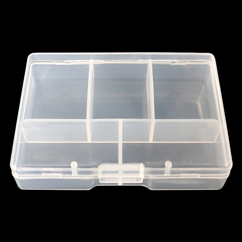 Transparent Plastic box Screw Compartment Box Jewelry Earring Display Case Container Clear Terminal Organizer Tool Storage boxes