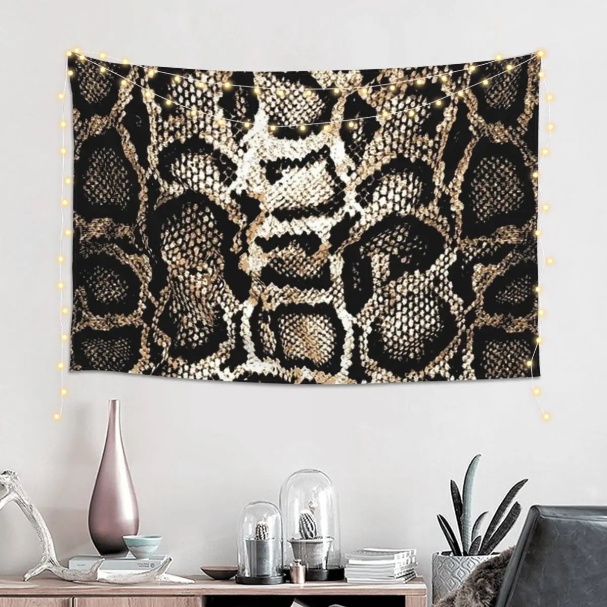 Snake Skin Tapestry Art Wall Hanging Aesthetic Home Decoration Tapestries for Living Room Bedroom Dorm Room