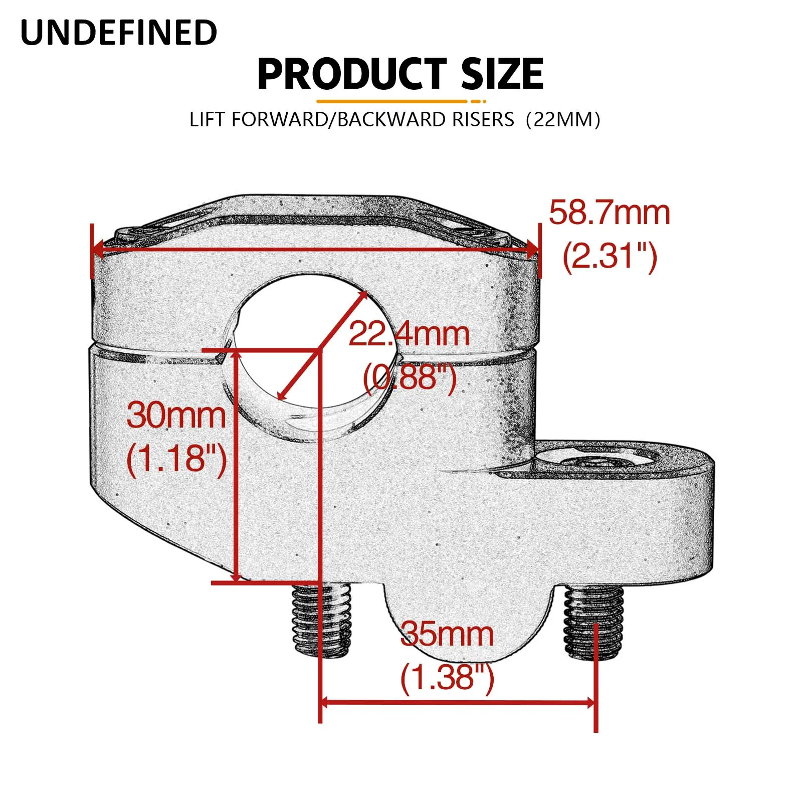 Motorbicikli 22mm 25mm 28mm Célgömb risers kiterjesztése Hát Elfogódott Lépcsőfok magassága számára BMW Honda Racing F1 yamaha suzuki kawasaki ducati Diadal atvs