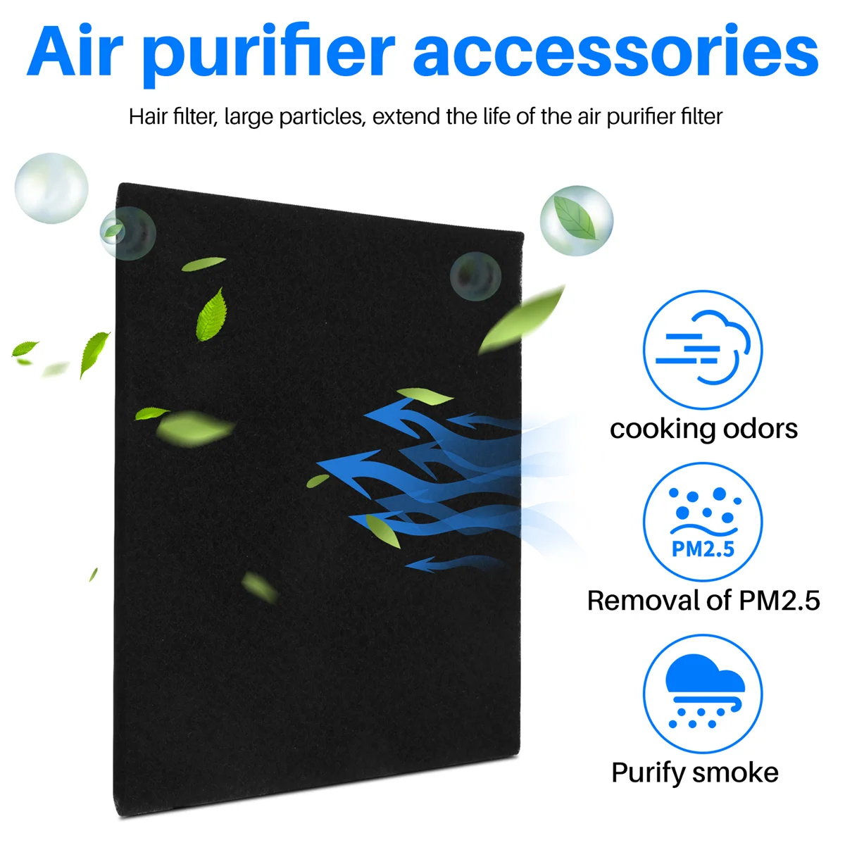 Filtro purificador de ar de carbono ativo AC4103 Filtro de poeira de algodão para peças de purificador de ar AC4025 AC4026