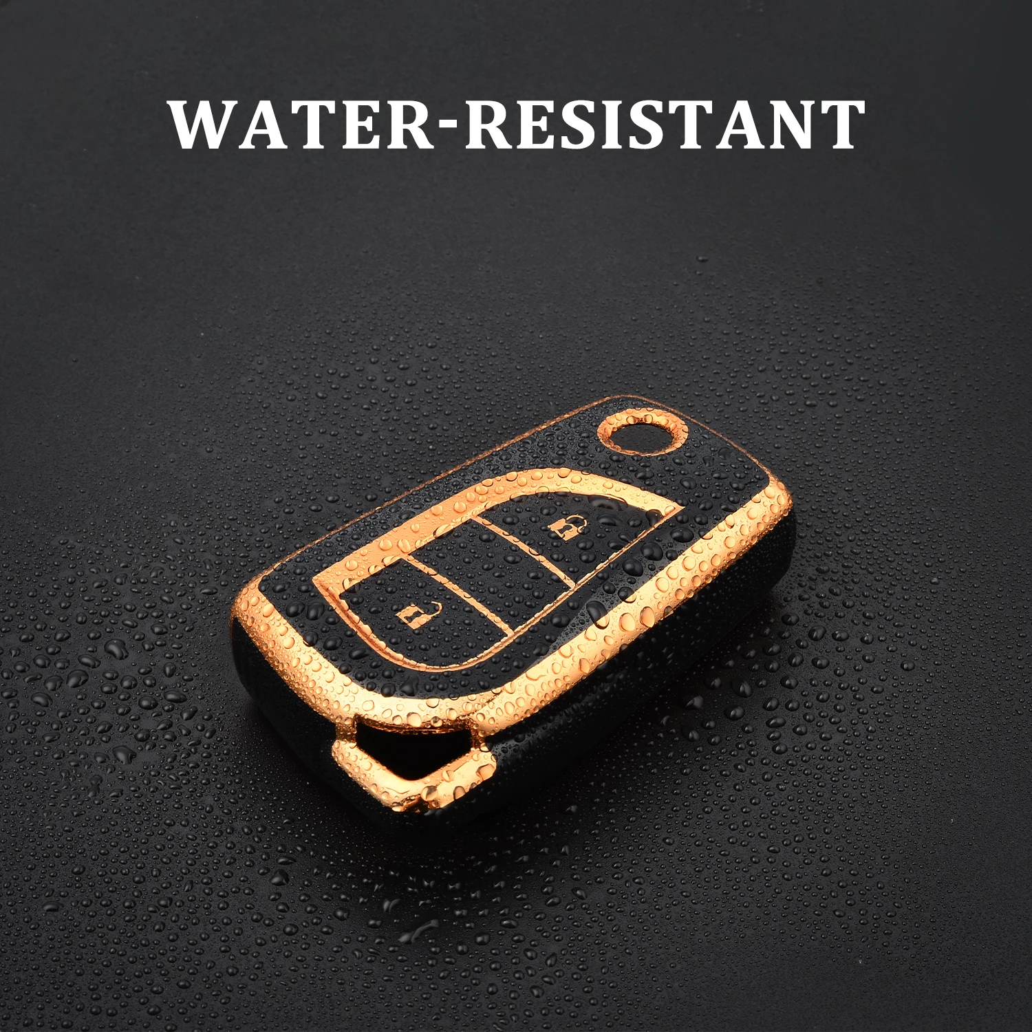 3Button TPU Car Key Case Full Cover Shell Fob For Toyota Corolla Altis Auris Aygo Yaris Camry RAV4 Verso TC IM Shell Accessories