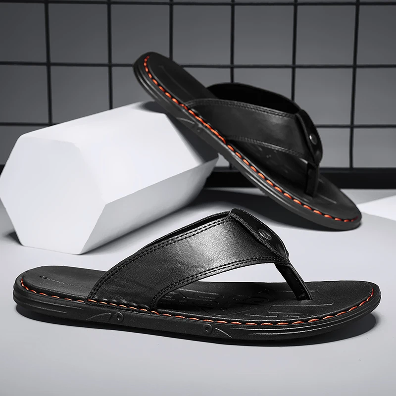 

YRZL Flip Flops Men Summer Lightweight Non Slip Slippers Comfortable Sandals for Women Men Beach Bathroom House Shoes Soft Sole