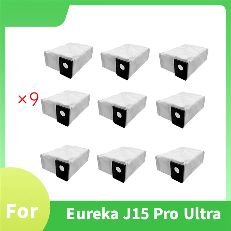 B83B-For Eureka J15 Pro Ultra Accessories Replacement Dust Bag- 9 Pcs For Vacuum Cleaner Part