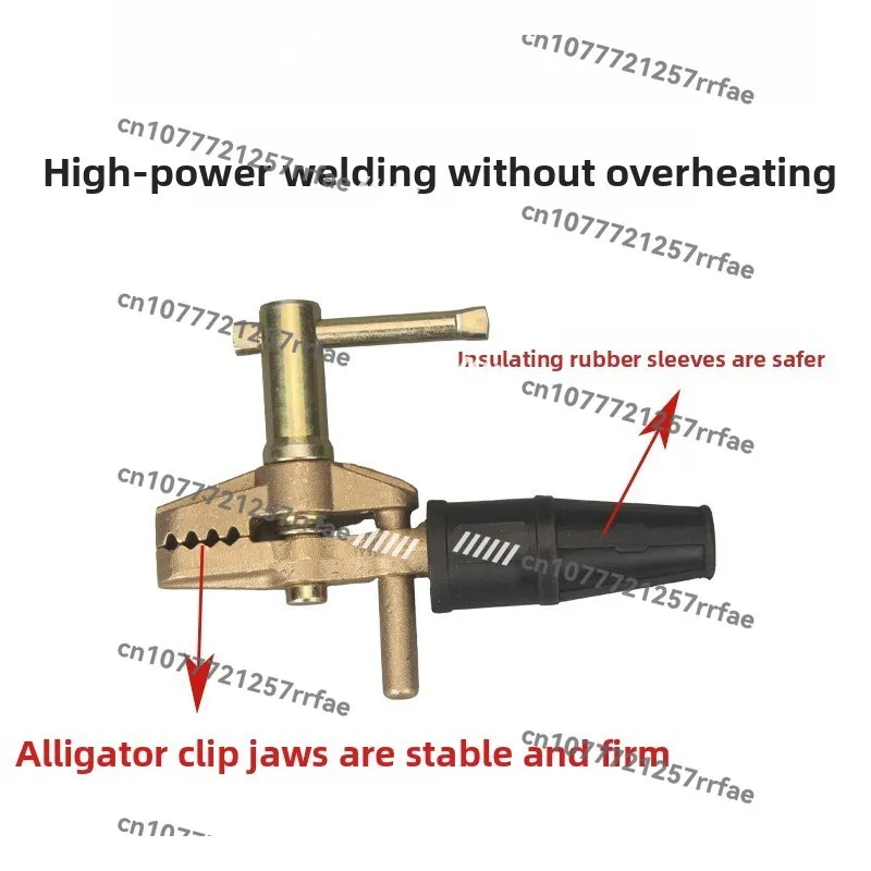Welding machine grounding foreign trade tiger head clip crocodile clip duck bill clip Founis