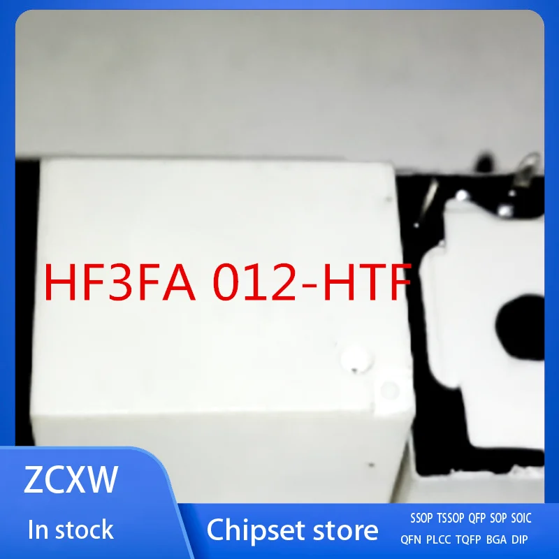 5Pcs/Lot  New     HF3FA 012-HTF   HF3FA-012-HTF   HF3FA012HTF   10A 250VAC 12VDC 4PIN