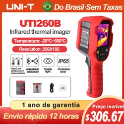 Cámara térmica infrarroja UNI-T UTi120S para electrónica, circuito PCB, tubo de calefacción de suelo, prueba de temperatura, UTi260B