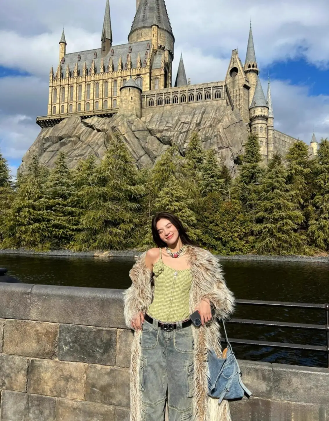 عالية الجودة الشتاء ضوء القهوة التدرج شعر فو الأغنام الفراء اضافية معطف طويل المرأة فضفاضة الدافئة أشعث سترة Vintage ملابس خارجية #6