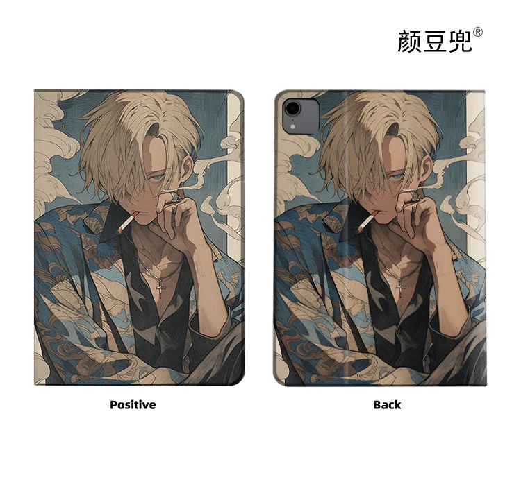 ONE PI Anime Sanji サンジ  Case For iPad 10.2 9th 10th Air 3 Mini 6 5 Case Luxury Silicone Pro 12.9  11 inch For iPad Air 4 5 Cases