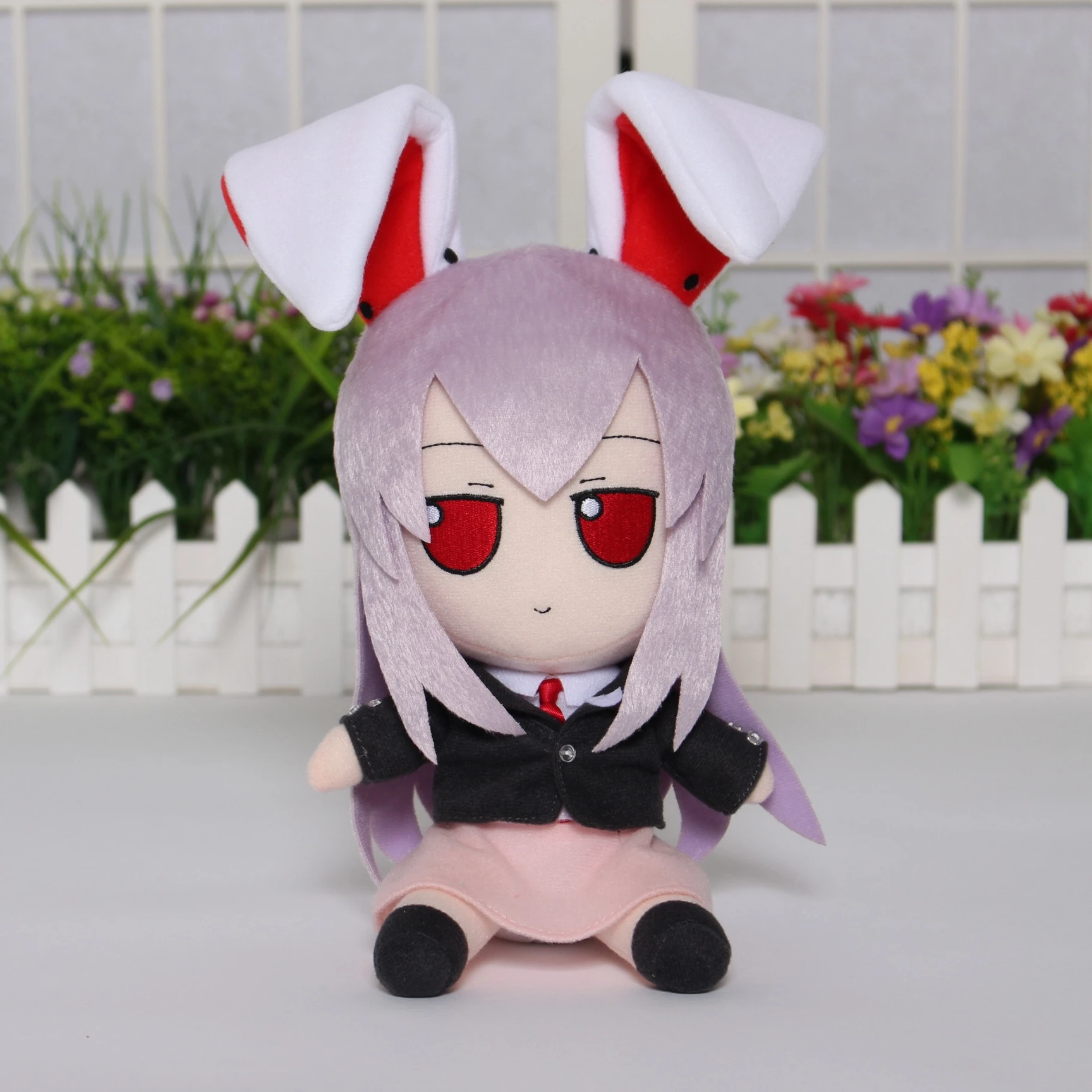 

Fumo Bunny Girl Reisen Udongein Inaba TouHou Project Cosplay 20cm Soft Plush Stuffed Doll Toys Plushie Anime Pillow Funny Gift