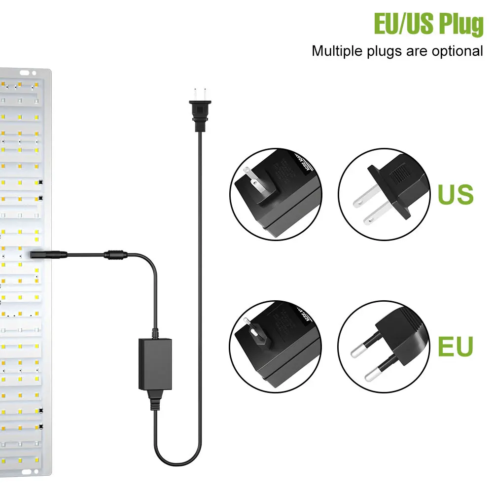 300W LED Growing Lights Full Spectrum Quantum Plate Lamp Greenhouse Flower Vegetable Hydroponics Cultivation Plant Fill Lighting