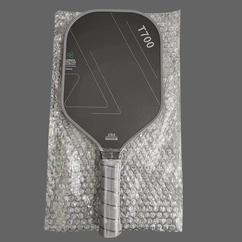 T700 Raw Carbon Fiber Surface Pickleball Paddle USAPA Approved 16MM Pickleball Racket Enhanced Power&Control Anti-slip Hand Grip