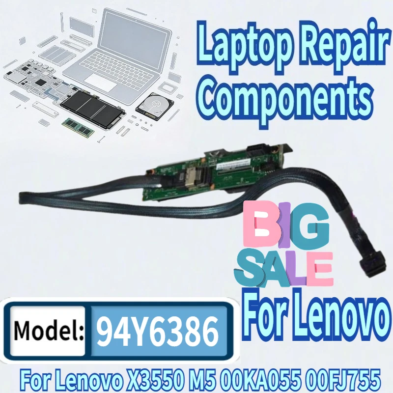 90% New For Lenovo X3550 M5 00KA055 00FJ755 Backplane 4 Bay 2.5