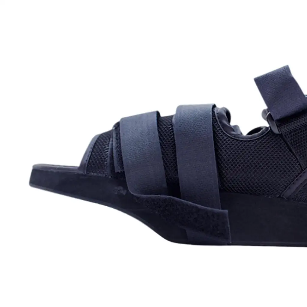 

Front Pressure Relief Shoes Black Training Fixed Walking Boot Removed