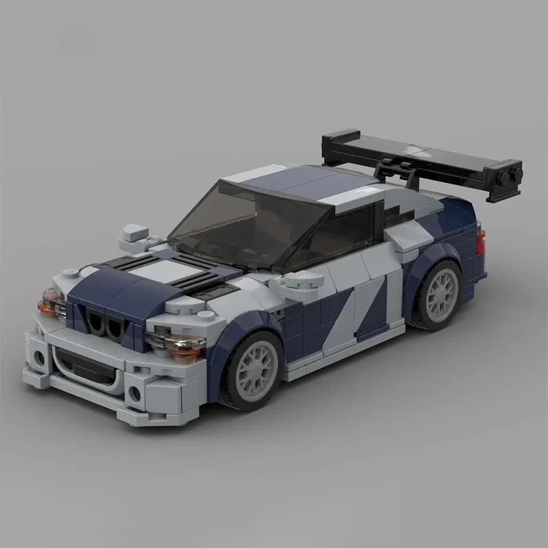 

352pcs Need for Speeds BMWS M3 E46 Gtr Speed Champions Racing Moc Building Blocks Assembly Creative Garage Bricks Toy Present