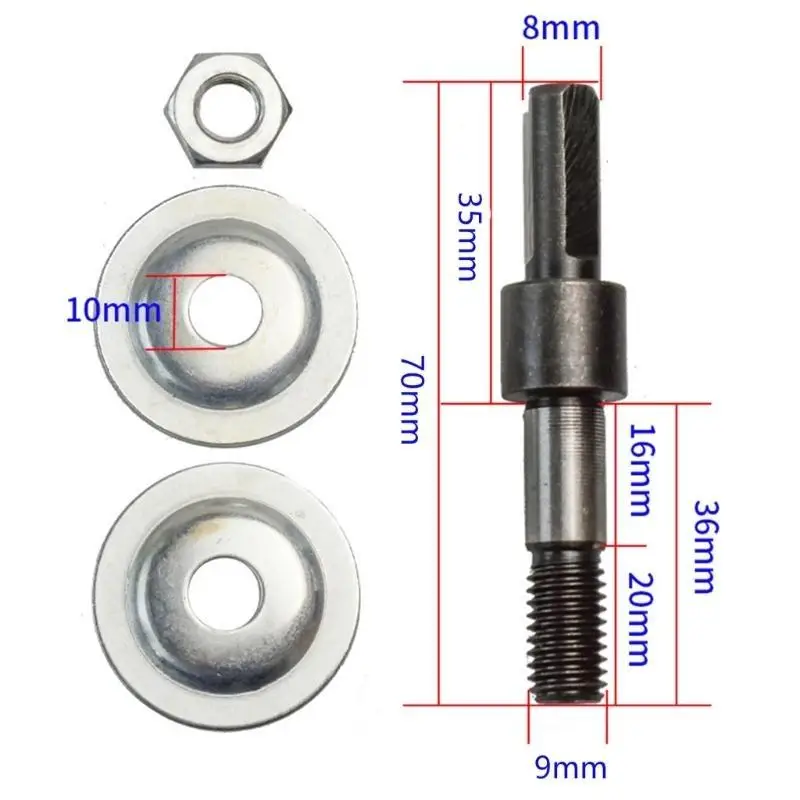 652F Useful Extension Rod Adapter Electric Drill Conversion to Grinding H.S.S