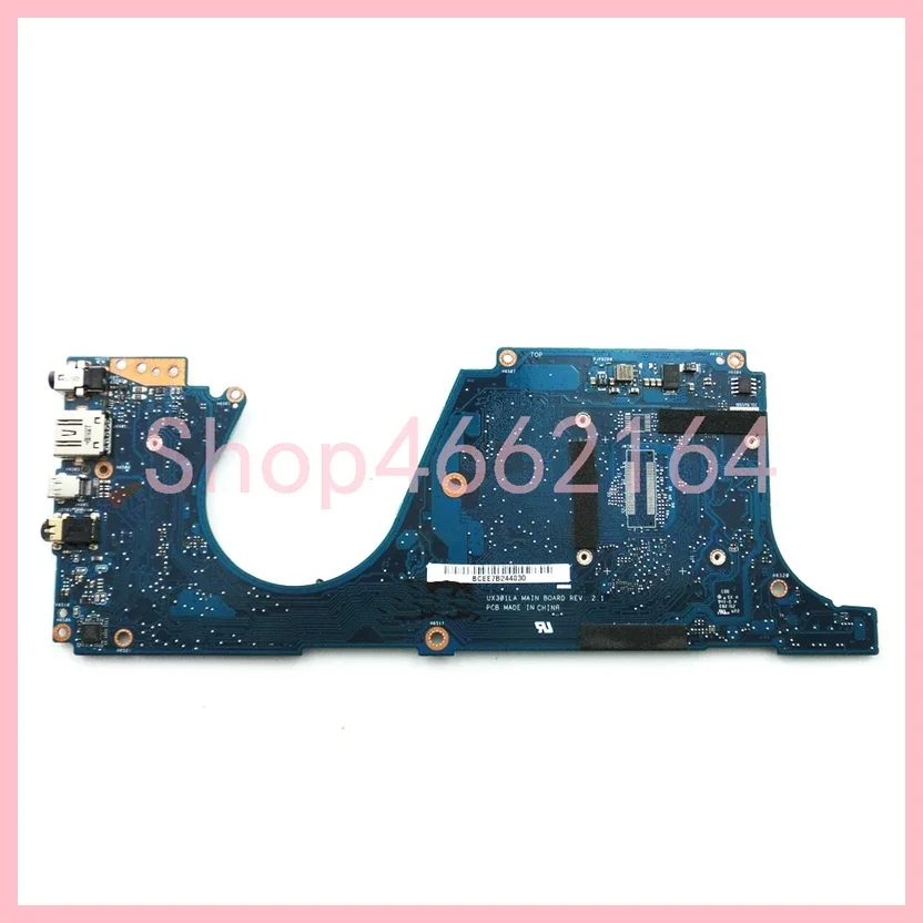 Imagem -02 - Placa-mãe Portátil para Asus Asus Zenbook Ux301 Ux301l Ux301laa U301la I74558u Cpu 8gb Ram Notebook Mainboard