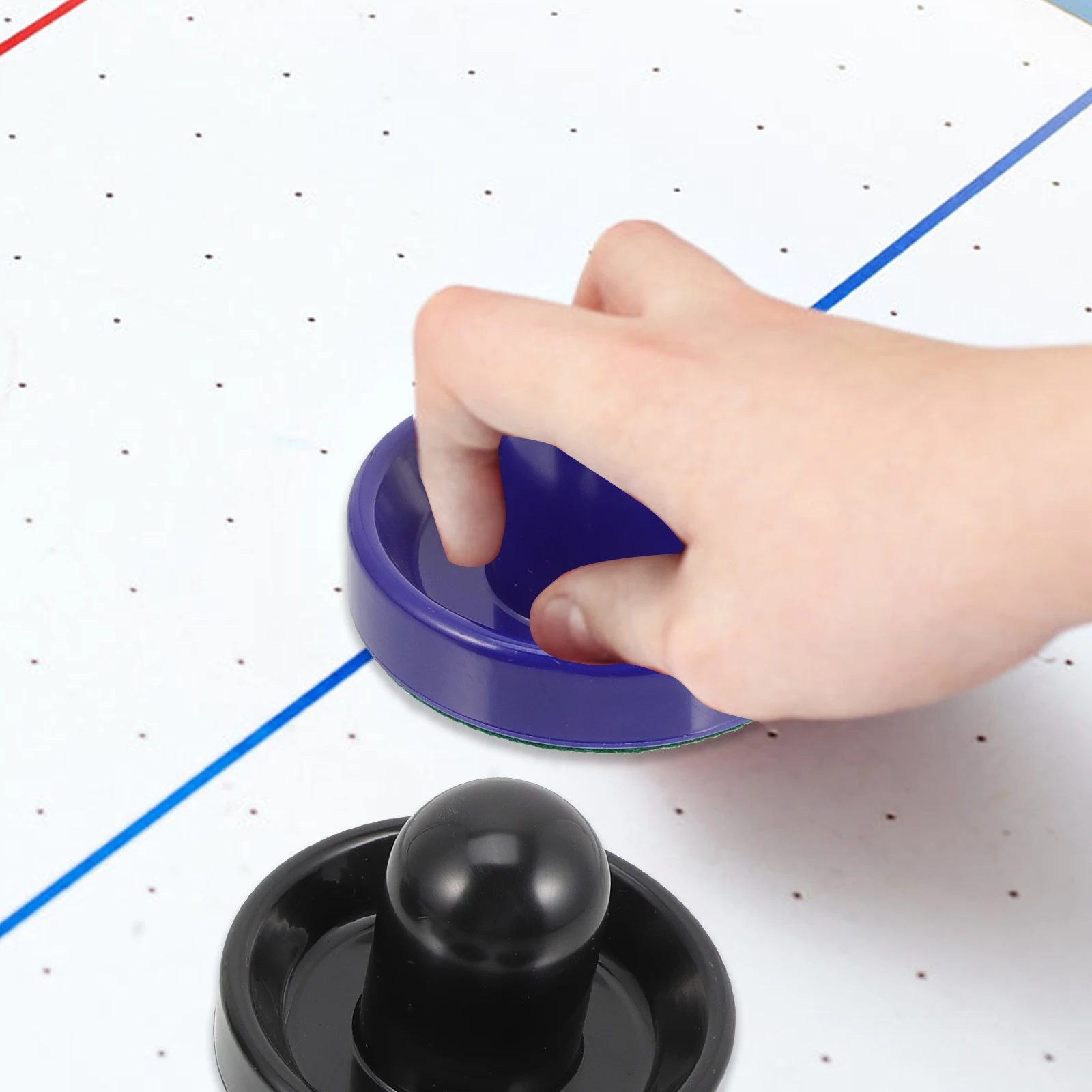 

1Set Air Hockey Pucks Plastic Pushers for Tabletop Air Hockey Replacement Parts Accessories Table Pushers Pucks